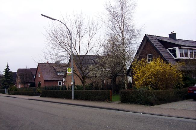 Eine Bushaltestelle an der Eichendorfstrae