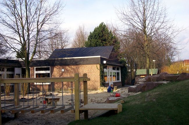 Der Spielplatz des Don Bosco Kindergarten