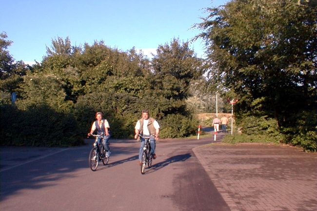 Parkpltze vor dem Tennisverein Blau-Wei Stadtlohn