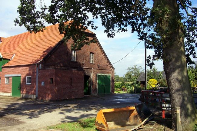 Eine Scheune eines Bauernhofs
