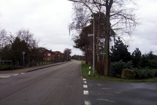 Blick entlang der Eichendorfstrae