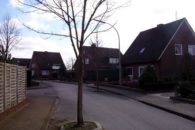 Blick entlang der Berliner Strae