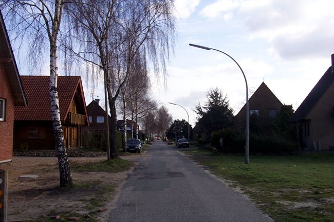 Blick entlang dem Prozessweg