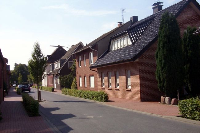 Blick entlang der Bergstrae