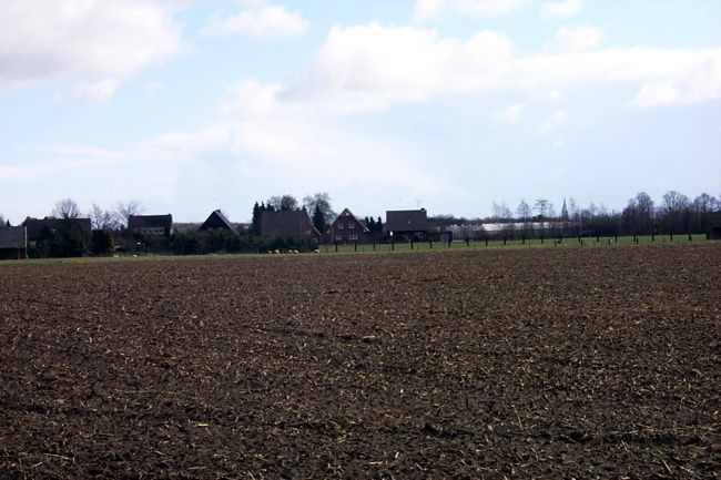 Blick auf die Siedlung in Wenningfeld