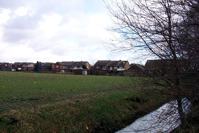 Blick auf die Siedlung in Wenningfeld