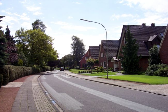Blick entlang der Lessingstrae