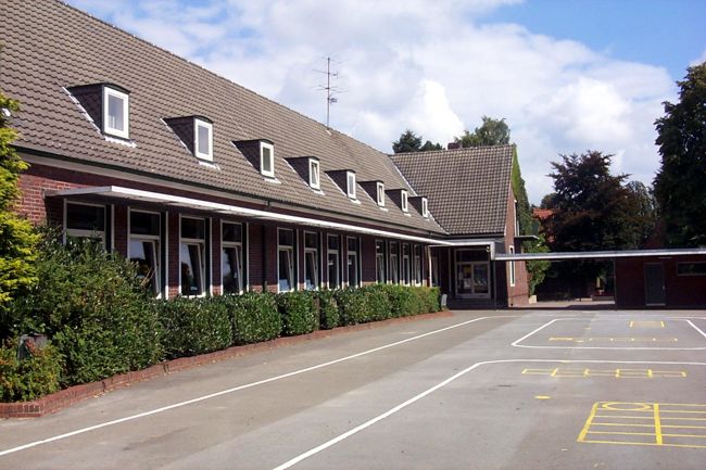 Der Schulhof der Hilgenbergschule