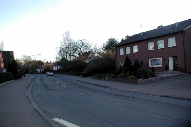 Blick entlang der Sprakelstrae