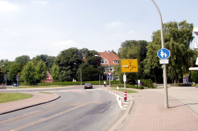 Blick entlang der Sprakelstrae in Richtung Innenstadt