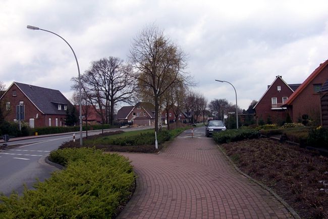 Der Fu und Radweg Anbindung auf die Bonhferstrae