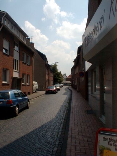 Blick entlang der Rezepterstrae