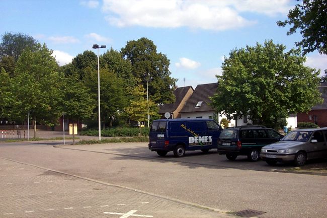 Der Parkplatz am Busbahnhof