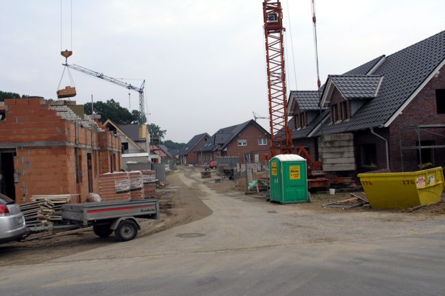 Hier wird am Lembecks - Hof noch fleiig gebaut