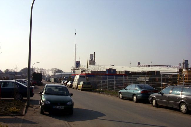Blick entlang der David-Roentgen-Strae