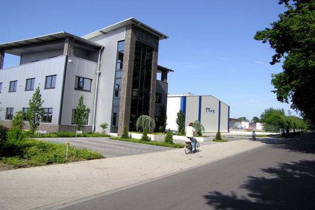 Ein modernes Brogebude