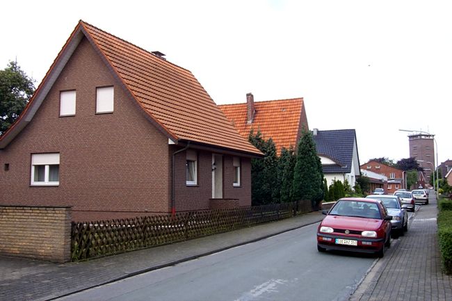 Blick entlang der Tpferstrae