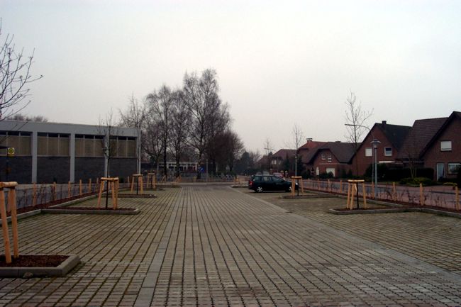 Der Parkplatz des Geschwister Scholl Gymnasium