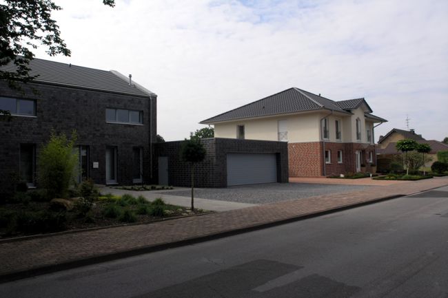 Hbsche huser mit moderner Architektur
