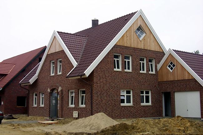 Ein hbsches Haus mit schne, altmodische Elemente