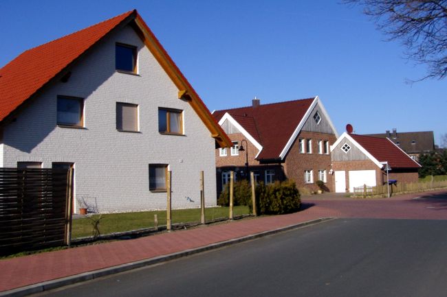Hier ist das Haus mittlerweile fertig gestellt
