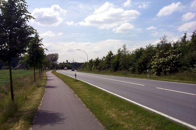 Der Fu und Radweg am Westfalenring