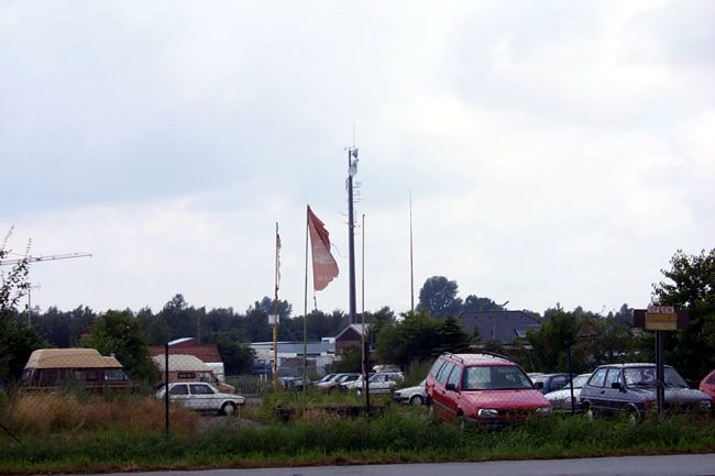 Ein Parkplatz fr Gebrauchtwagen