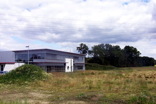 Blick auf das Firmengebude von Hardy Schmitz