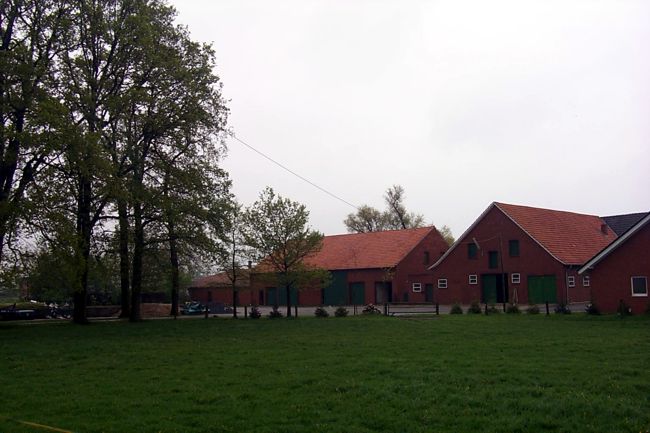 Mehrere Scheunen eines Bauernhofs